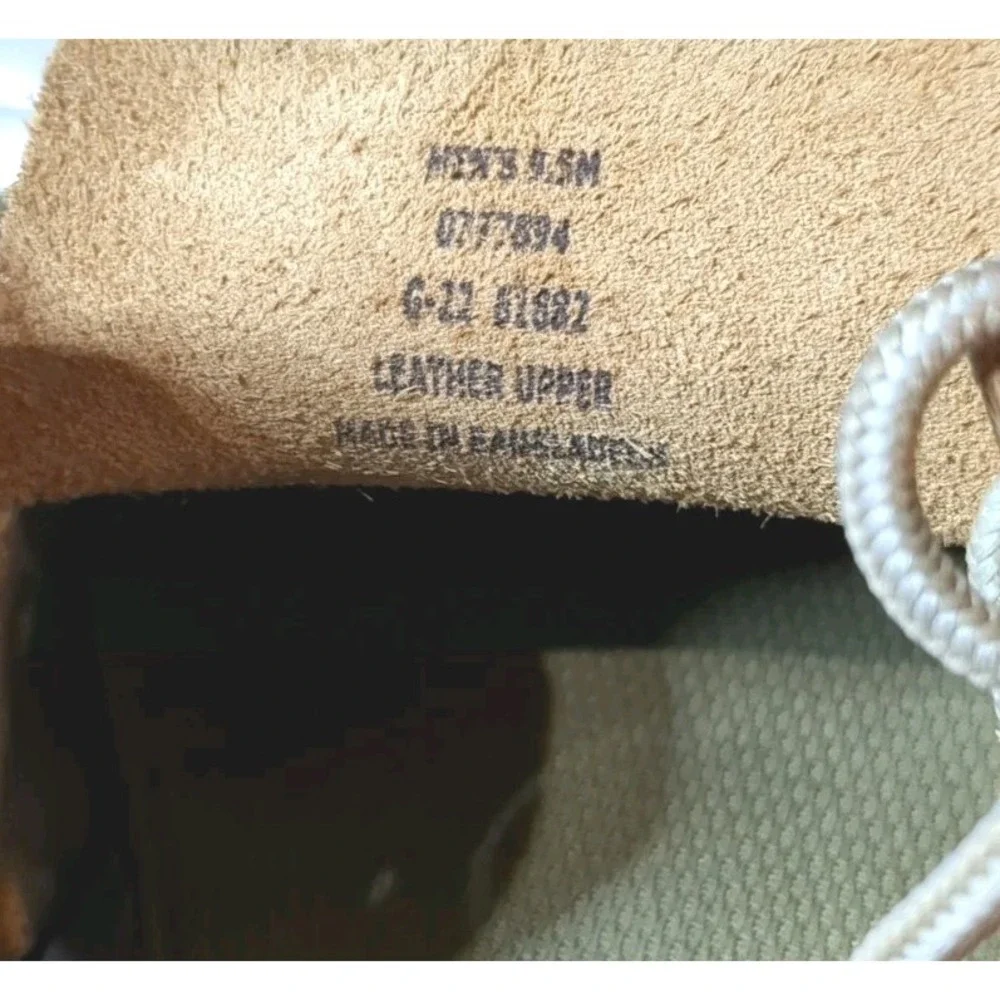 Pre-own‎ SPERRY Top Sider Tan LEATHER Boat Shoe (No Box) Size 9.5M, Men
